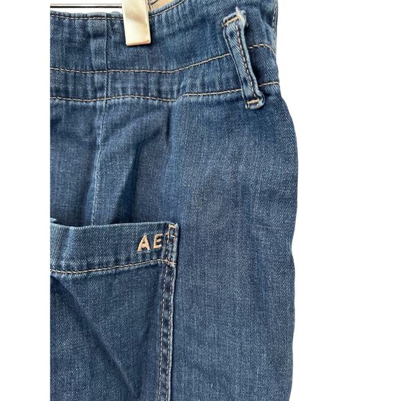 American Eagle Soft Chambray Denim Mini Skirt 16 - Picture 3 of 6